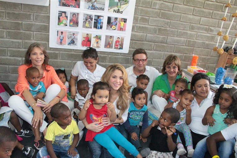 Shakira Opens School in Colombia